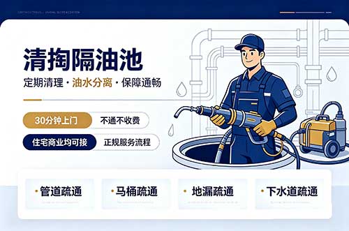 合肥清掏隔油池